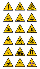 Warning Safety signs
