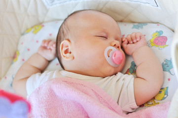 sleeping newborn