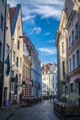 Fototapeta na wymiar Street of Tallinn Estonia