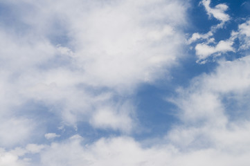 Blue sky and clouds