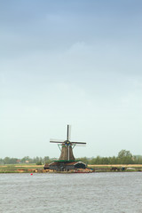 Traditional dutch windmills