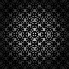 ретро фон черный с узором