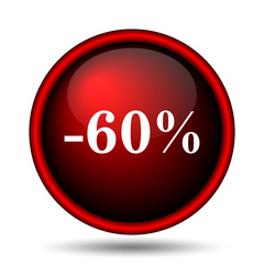 60 percent discount icon