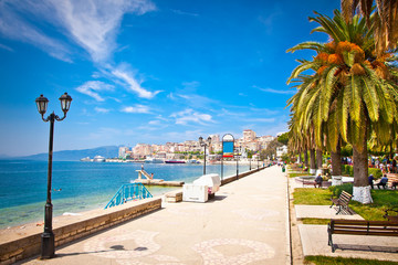 Promenade in Saranda, Albania. © Aleksandar Todorovic