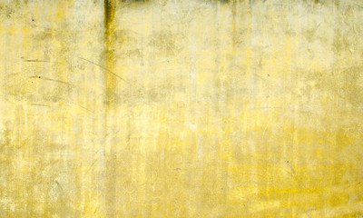 yellow grunge wall texture background