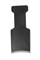 Black comb isolated on white