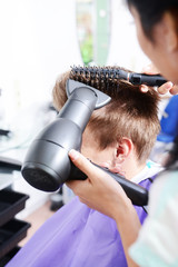 Fototapeta premium Young man in beauty salon