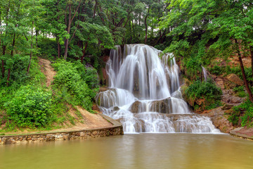 Fototapeta premium Waterfall in Slovakia - Lucky