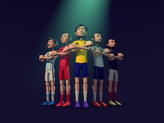 Soccer Player Football Player