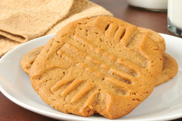 Homemade peanut butter cookies
