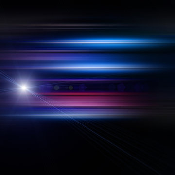 Futuristic stripe background design with light