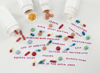 Prescription drug lottery, close-up