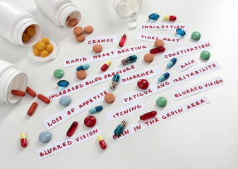 Prescription drug lottery, close-up