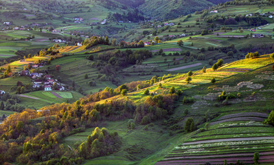 Green spring rural hill landscape, Slovakia © TTstudio