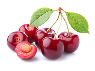 Ripe sweet cherry