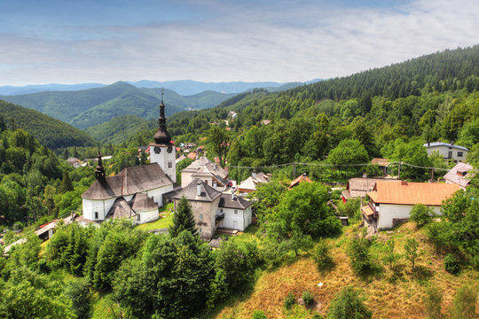 Country in Slovakia - Village Spania Dolina