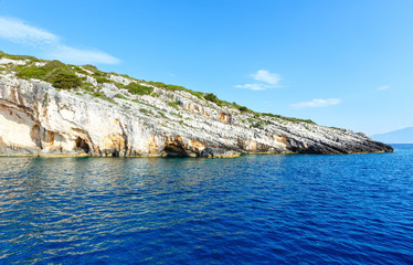 Fototapeta premium The Blue Caves in Zakynthos (Greece)