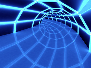 3D Tunnel, perspective view.