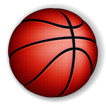 Basketball ball, vector