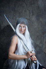 Girl with sword
