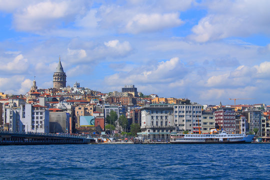landscape of Istanbul and the Bosporus