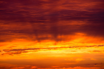 Fototapeta premium Sunset sky