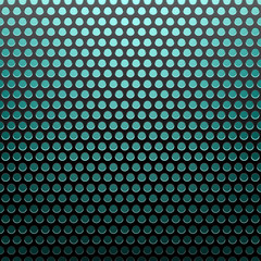 metal grid blue light background