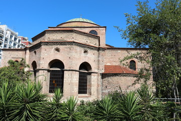 Fototapeta na wymiar Hagia Sophia Byzantine church in Thessaloniki