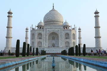 Das Taj Mahal in Agra Indien