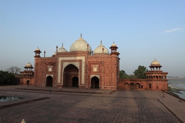Das Taj Mahal in Agra Indien