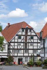 Fototapeta na wymiar old town soest in germany