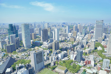 Naklejka premium 東京タワーからの眺め
