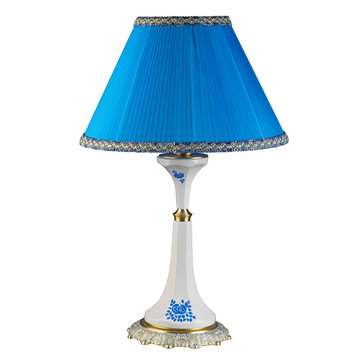 recommend clip art: Ornamental vintage table lamp isolated on white with clipping pa