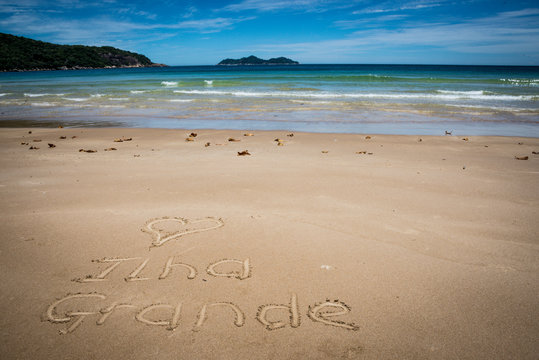 I Love Ilha Grande, Lopes Mendes, Beach. Incredible paradise. Br