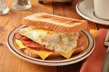 Bacon egg and cheese sandwich