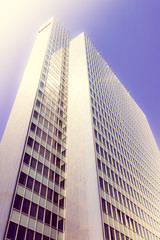 Fototapeta premium office buildings. modern glass silhouettes of skyscrapers with