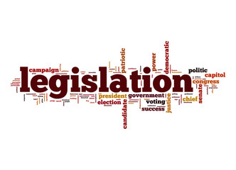 Legislation word cloud