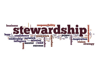 Stewardship word cloud