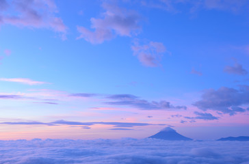 Sea of Clouds and the Mt. Fuji