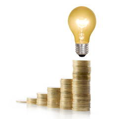 Money saved in different kinds of light bulbs