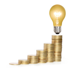 Money saved in different kinds of light bulbs