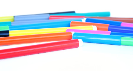 Multicolored felt pens