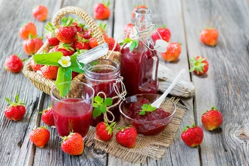 Türaufkleber Erdbeeren © Lumixera