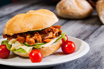 Kebab sandwich