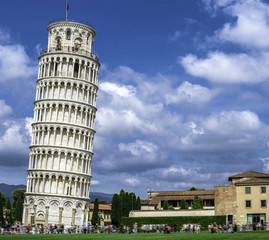 Fototapeta na wymiar Leaning Tower of Pisa