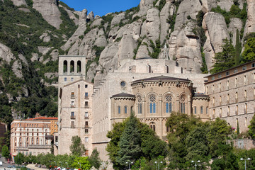 Obraz premium Santa Maria de Montserrat in Spain