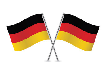 Germany flags. Vector illustration.