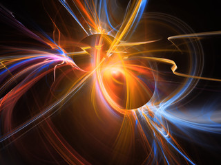 fractal with abstract background