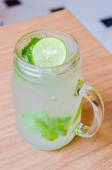 Mint lime soda