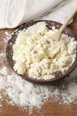 Cooking: kneading dough